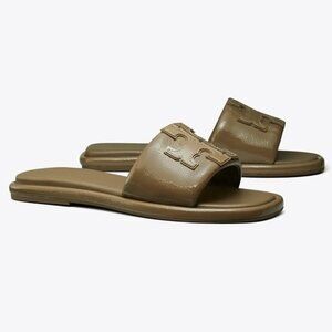 Tory Burch Doubt T sport slide patent leather size 10.5